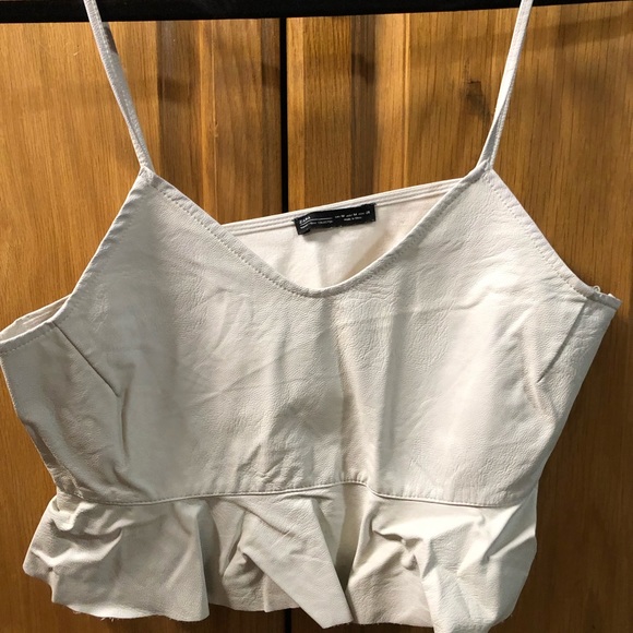 Zara White Crop Top - Picture 3 of 5